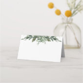Foliage Leaf Weddenschap Place Card Plaatskaartje (Achterkant)