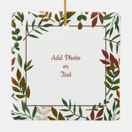 Foliage-Lijst Foto- of berichtkeramische siervoorw Keramisch Ornament (Achterkant)