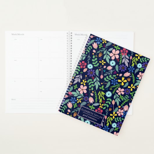 Foliage moderne bloem planner (Display)