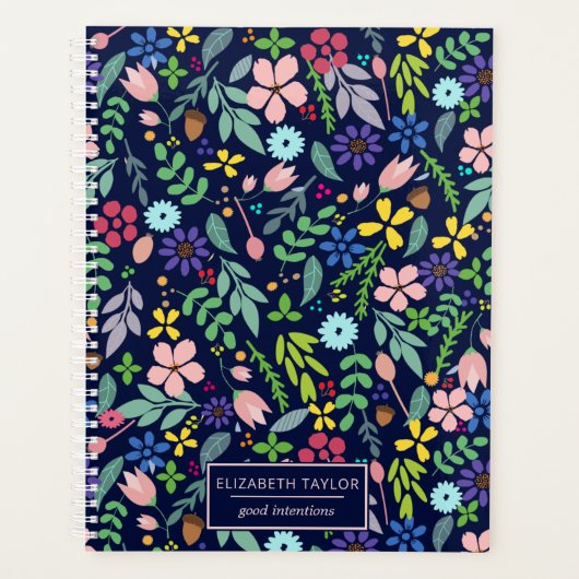 Foliage moderne bloem planner (Voorkant)