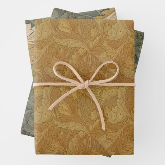 Foliage Morris Pattern Acanthus verlaat WR Inpakpapier Vel (In situ)