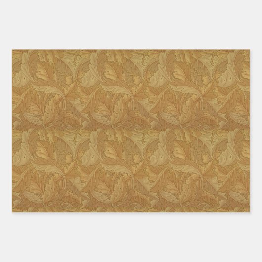Foliage Morris Pattern Acanthus verlaat WR Inpakpapier Vel (Voorkant)