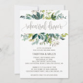 Foliage Rehearsal Dinner Kaart (Voorkant)