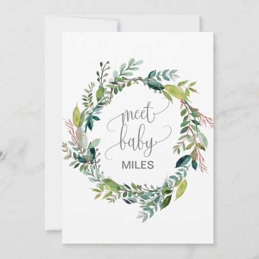 Foliage Sip en Zie Kaart (Achterkant)