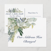 Foliage van bossen briefkaart (Voorkant / Achterkant)