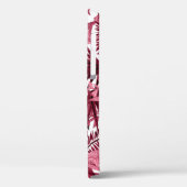 Foliage Waterverf Paarse, Bloemen naadloos. Case-Mate iPhone Case (Achterkant / Links)