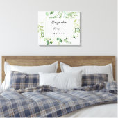 Foliage Waymaker Promise Keeper Tekst Christelijk Canvas Afdruk (Insitu (Slaapkamer))
