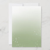 Foliage Weddenschap Dress Bridal Shower Uitnodigin Kaart (Achterkant)