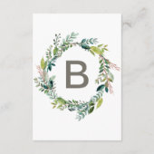 Foliage Weddenschap goed Informatiekaartje (Achterkant)