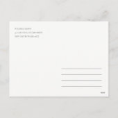 Foliage Winter Wreath Merriest Kerstmis Logo Feestdagenkaart (Achterkant)