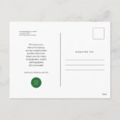 Foliage Wreath on Wood | Prettige feestdagen Medis (Achterkant)