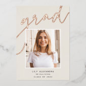 Folie | Aankondiging foto-Afstuderen (Voorkant)