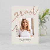 Folie | Aankondiging foto-Afstuderen (Staand Voorkant)