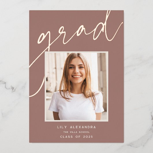 Folie | Aankondiging foto-Afstuderen (Voorkant)