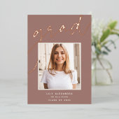 Folie | Aankondiging foto-Afstuderen (Staand Voorkant)