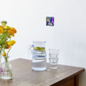 Folie abstracte kunstkleuren Afdrukken (Laag (Keuken))