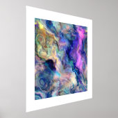 Folie abstracte kunstkleuren Afdrukken Folie Afdrukken (Laagn)