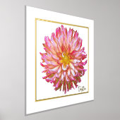 Folie Accent Dahlia Print Poster (Laagn)