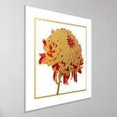 Folie Accent Red & Gold Mum Print Poster (Laagn)
