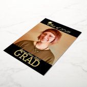 Folie Afstuderen Invitation Folie Uitnodiging (Gedraaid)