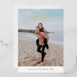 Folie Al onze Liefde Valentijnsdag Kaart - Wit