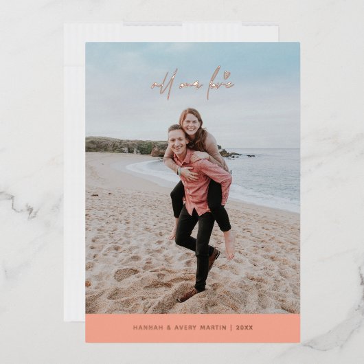 Folie Al onze Valentijnsdag Kaart van Liefde - Pea (Envelop)