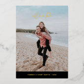 Folie Al onze Valentijnsdag Kaart van Liefde - zwa (Voorkant)