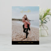 Folie Al onze Valentijnsdag Kaart van Liefde - zwa (Staand Voorkant)