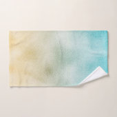 Folie Aqua en Gold Ombre Bad Handdoek (Handdoek)