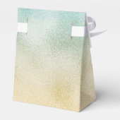 Folie Aqua en Gold Ombre Bedankdoosjes (Achterkant)