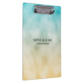 Folie Aqua en Gold Ombre Klembord (Rechts)