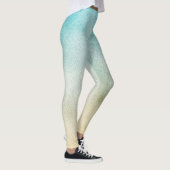 Folie Aqua en Gold Ombre Leggings (Rechts)