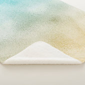 Folie Aqua en Gold Ombre Sherpa Deken (3/4)