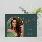 Folie Arch | Aankondiging foto-Afstuderen (Staand Voorkant)