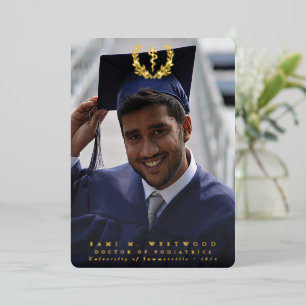Folie Asclepius Med School Afstuderen Uitnodiging