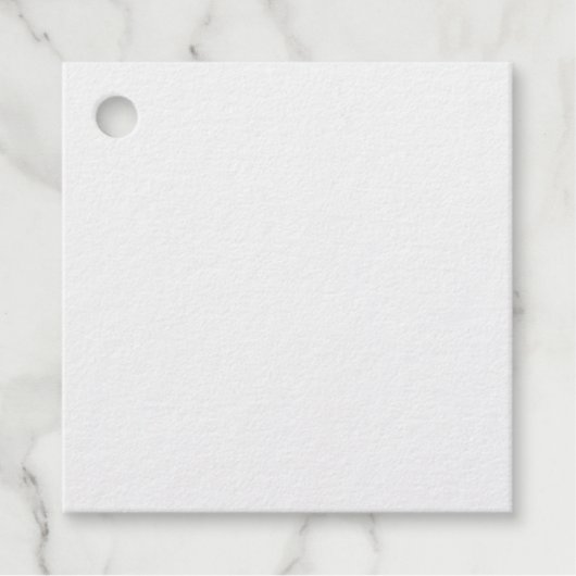 Folie-avor-tag Bedankjes Labels (Voorkant)