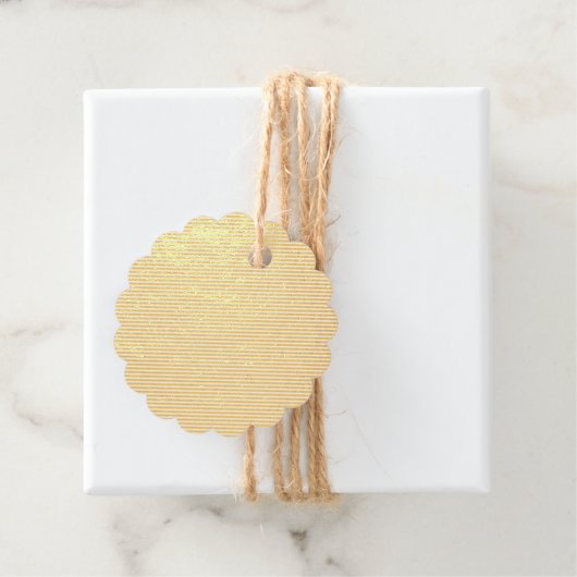 Folie-avor-tag Bedankjes Labels (Met doos)