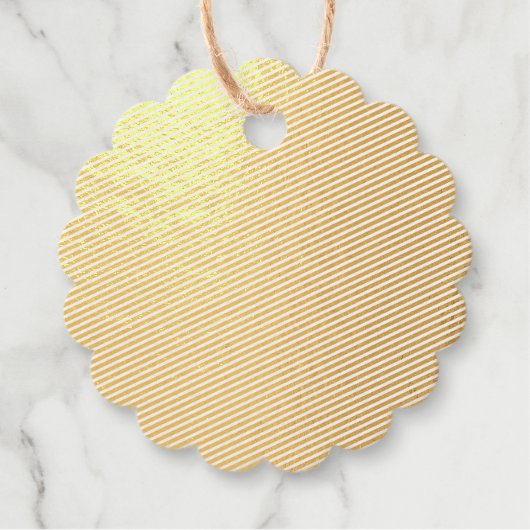 Folie-avor-tag Bedankjes Labels (Voorkant)