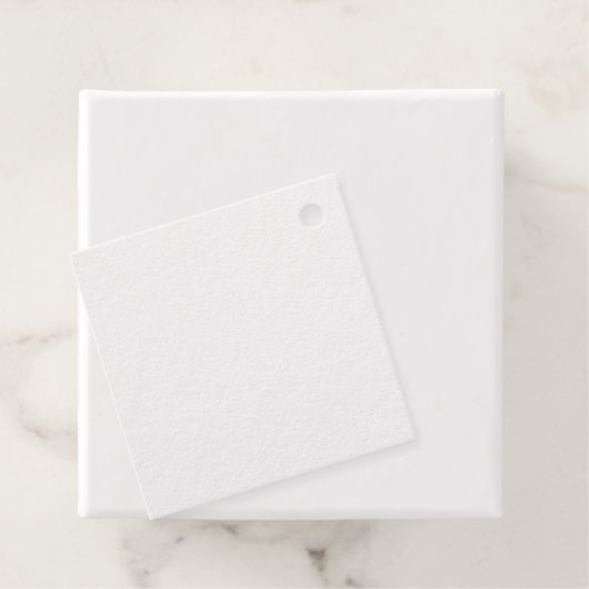 Folie-avor-tag Bedankjes Labels (Met doos)