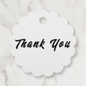 Folie-avor-tag Bedankjes Labels (Achterkant)