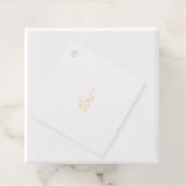 Folie-avor-tag Bedankjes Labels (Met doos)