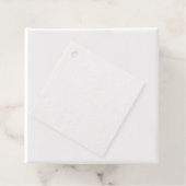 Folie-avor-tag Bedankjes Labels (Met doos)