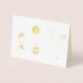 Folie Baby Shower Uitnodiging | Luxe Elegantie (Voorkant)