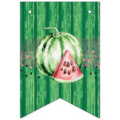 Folie ballonbrieven Melon Happy Birthday Vlaggetjes (Eerste vlag)