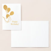 Folie ballonnenbos gelukkige verjaardag folie kaarten (Display)