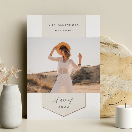 Folie Banner | Foto Afstudeeraankondiging Uitnodiging