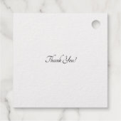 Folie Bedankjes Labels (Achterkant)