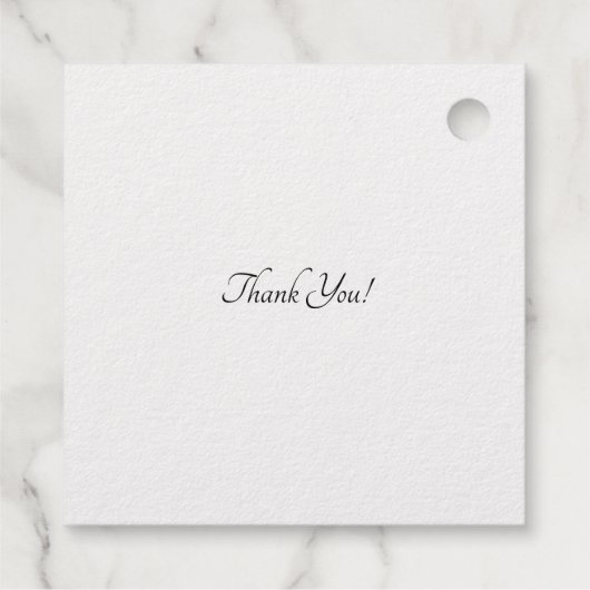 Folie Bedankjes Labels (Achterkant)