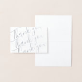 Folie Bedankt Opmerking Kaart (Display)