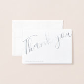 Folie Bedankt Opmerking Kaart (Met envelop)